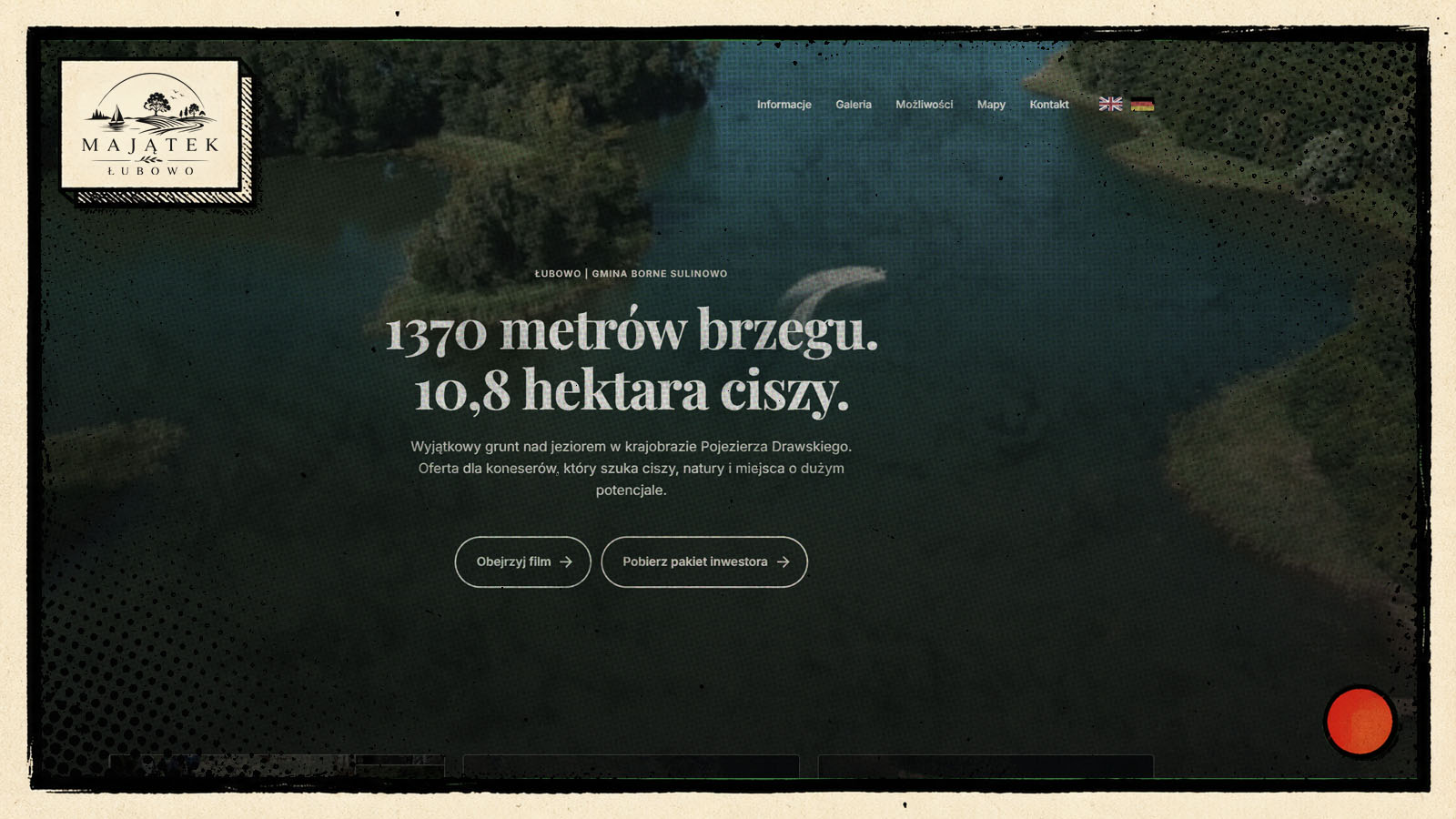 Majątek Łubowo — logo, strona, katalog i film